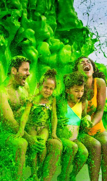 A Group Of People Sitting In A Garden